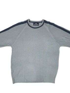 Vintage Next Jeans Knitted Ribbed Crewneck Shirt Sweater Size M 90s Y2K